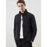 Lc Waikiki Yeni Sezon Standart Kalıp Dik Yaka Erkek Mont - Siyah - 3XL