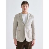 Lc Waikiki Yeni Sezon Standart Kalıp Erkek Blazer Ceket - Bej - 56