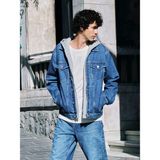 Lc Waikiki Yeni Sezon Standart Kalıp Erkek Jean Ceket - Indigo - 2XL