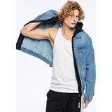 Lc Waikiki Yeni Sezon Standart Kalip Erkek Jean Ceket - S53235Z8 - İndigo - XS