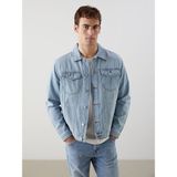 Lc Waikiki Yeni Sezon Standart Kalip Erkek Jean Ceket - S5BD57Z8 - İndigo - 2XL