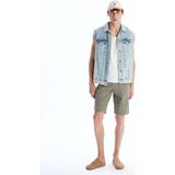 Lc Waikiki Yeni Sezon Standart Kalıp Erkek Jean Şort - Yeşil - 33