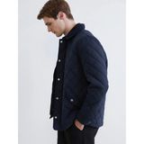 Lc Waikiki Yeni Sezon Standart Kalıp Kadife Yaka Süet Erkek Mont - Lacivert - XL