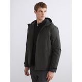 Lc Waikiki Yeni Sezon Standart Kalıp Kapüşonlu Erkek Mont - Haki - 2XL