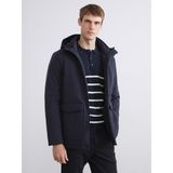 Lc Waikiki Yeni Sezon Standart Kalıp Kapüşonlu Erkek Mont - Lacivert - 2XL
