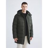Lc Waikiki Yeni Sezon Standart Kalıp Kapüşonlu Erkek Parka - 4XL - Haki