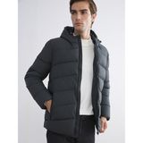 Lc Waikiki Yeni Sezon Standart Kalıp Kapüşonlu Erkek Şişme Mont - Haki - 2XL