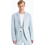 Lc Waikiki Yeni Sezon Standart Kalıp Keten Karışımlı Erkek Blazer Ceket - 48 - Mavi