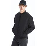 Lc Waikiki Yeni Sezon Standart Kalıp Kolej Yaka Erkek Bomber Mont - 3XL - Siyah