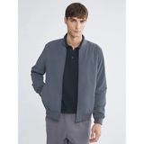 Lc Waikiki Yeni Sezon Standart Kalıp Kolej Yaka Erkek Bomber Mont - 4XL - Gri