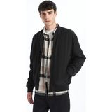 Lc Waikiki Yeni Sezon Standart Kalıp Kolej Yaka Erkek Mont - Siyah - XL