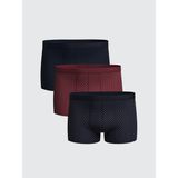 Lc Waikiki Yeni Sezon Standart Kalıp Pamuklu Esnek Erkek Boxer 3'lü - Lacivert