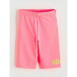 Lc Waikiki Yeni Sezon Stitch Baskılı Kız Çocuk Tayt - Neon Pembe - 4 - 5 Yaş