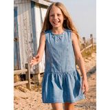 Lc Waikiki Yeni Sezon Taşlı Kız Çocuk Jean Elbise - 10 - 11 Yaş