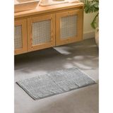 Lc Waikiki Yeni Sezon Tomurcuk Desenli Banyo Paspası 50X80 cm - Gri