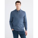 Lc Waikiki Yeni Sezon V Yaka Erkek Triko Kazak - Mavi - 2XL