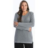 Lc Waikiki Yeni Sezon V Yaka Kadın Triko Kazak - Gri - 3XL