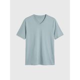 Lc Waikiki Yeni Sezon V Yaka Penye Erkek Tişört - Yeşil - 3XL