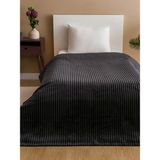 Lc Waikiki Yeni Sezon Wellsoft Tek Kişilik Battaniye 150X200 cm - Antrasit