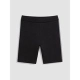 Lc Waikiki Yeni Sezon Yanları Şeritli Kız Çocuk Kısa Tayt - Yeni Siyah - 12 - 13 Yaş