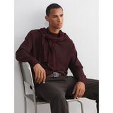 Lc Waikiki Yeni Sezon Yarım Balıkçı Yaka Uzun Kollu Erkek Triko Kazak - Bordo - 2XL