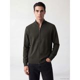 Lc Waikiki Yeni Sezon Yeşil Regular Fit Dik Yaka Erkek Triko Hırka - XL