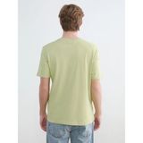 LC Waikiki Yeşil Bisiklet Yaka Baskılı Penye Erkek Tişört - 2XL