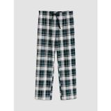 Lc Waıkıkı Yeşil Ekose Desenli Erkek Pijama Alt