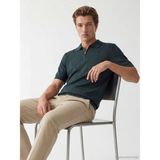 LC Waikiki Yeşil Polo Yaka Erkek Triko Tişört