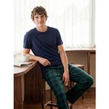LC WAIKIKI Yeşil Standart Kalıp Ekose Erkek Pijama Alt