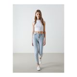 LC Waikiki Yuksek Bel Slim Mom Kadin Jean Pantolon - S53096Z8