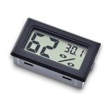 LCD Dijital Elektronik Siyah Termometre Higrometre Kablosuz Sıcaklık Nem Ölçer Yüksek Kalite