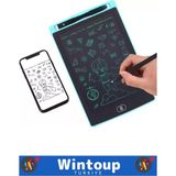 LCD Dijital Kalemli Çocuk Not Resim Grafik Çizim Eğitim Tableti 8.5 Inç Tablet