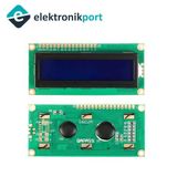 Lcd Ekran 2X16 (Mavi) 1602 Mavi Ekran 1602A 5V Beyaz Yazi Tipi 16 Karakter 2 Satir Arduino