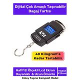 Lcd Ekran Seyahat Bavul Ağırlık Tartı Dijital Çok Amaçlı Taşınabilir El Ölçekli Bagaj Tartısı