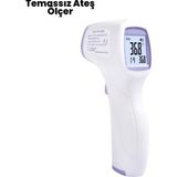 LCD Ekran Temassız Ateş Ölçer - Çok Renkli - 1 GB