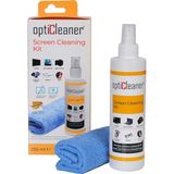 LCD Ekran Temizleme Seti – 250 ml Sprey + Özel Mikrofiber Bez | Bilgisayar, Laptop, Tablet, Tv, Telefon, Yazıcı, Kamera & Gözlük Için Antistatik, Çizmez ve Parlatıcı - Option-1 - Ahşap