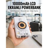 Lcd Göstergeli Manyetik Powerbank Type C Usb Girişli Yeni Nesil