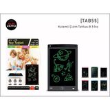 LCD Grafik Tablet Çocuk Çizim Tahtası 8.5 Inch ( 22 cm ) Djital Karalama Tableti Yüksek Kalite - Çok Renkli
