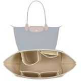 Lckaey Organizatör Ekle longchamp le pliage orta organizatör tote çanta organizatör ekler çanta best1032beige-M