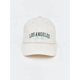 Lcw Accessorıes Gri Los Angeles Nakışlı Kız Çocuk Kep Şapka