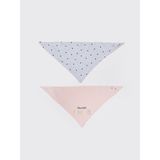 Lcw Baby Baskılı Kız Bebek Mama Önlüğü 2'li - Pink