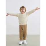 Lcw Baby Bej Bisiklet Yaka Erkek Bebek Sweatshirt Ve Eşofman Altı