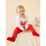 Lcw Baby Ekru Bisiklet Yaka Kız Bebek Pijama Takımı