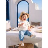 Lcw Baby İndigo Loose Fit Erkek Bebek Kargo Jean Pantolon