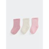 Lcw Baby Pembe Basic Kız Bebek Soket Çorap 3'Lü