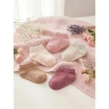 Lcw Baby Pembe Kız Bebek Kaydırmaz Tabanlı Patik Çorap 5'Li
