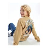 Lcw Bisiklet Yaka Baskılı Uzun Kollu Erkek Çocuk Sweatshirt