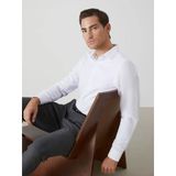Lcw Busıness Beyaz Büyük Beden Slim Fit Uzun Kollu Oxford Erkek Gömlek