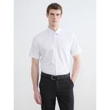 Lcw Busıness Beyaz Regular Fit Desenli Erkek Gömlek - XL